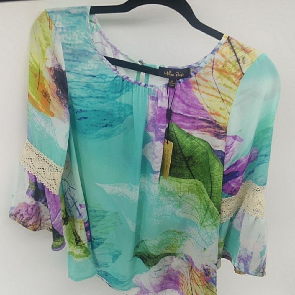 Melissa Paige Blouse Sz: M
